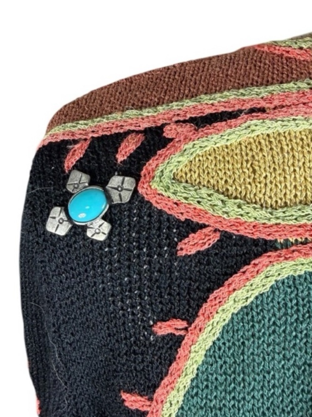 Double D Ranch extremely embellished embroidered ankle length jacket - Picture 9 of 11